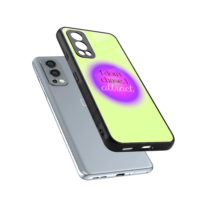 Vibe Magnet sleek oneplus nord 2 cover with tempered glass back and TPU edges