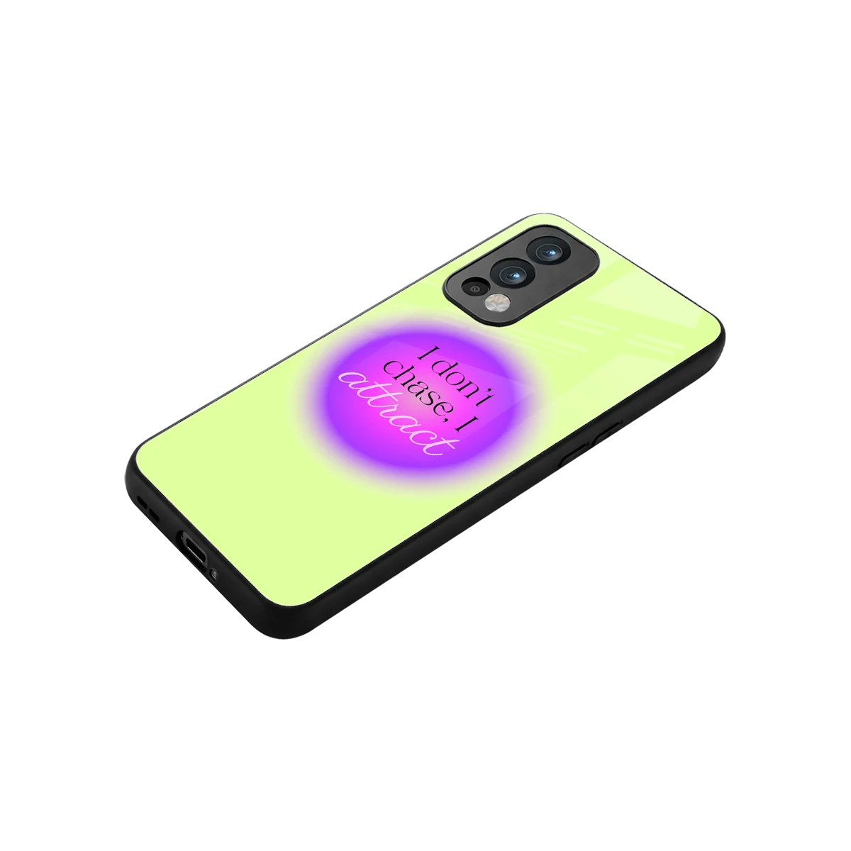 Vibe Magnet stylish phone case for oneplus nord 2 | glossy glass and slim fit