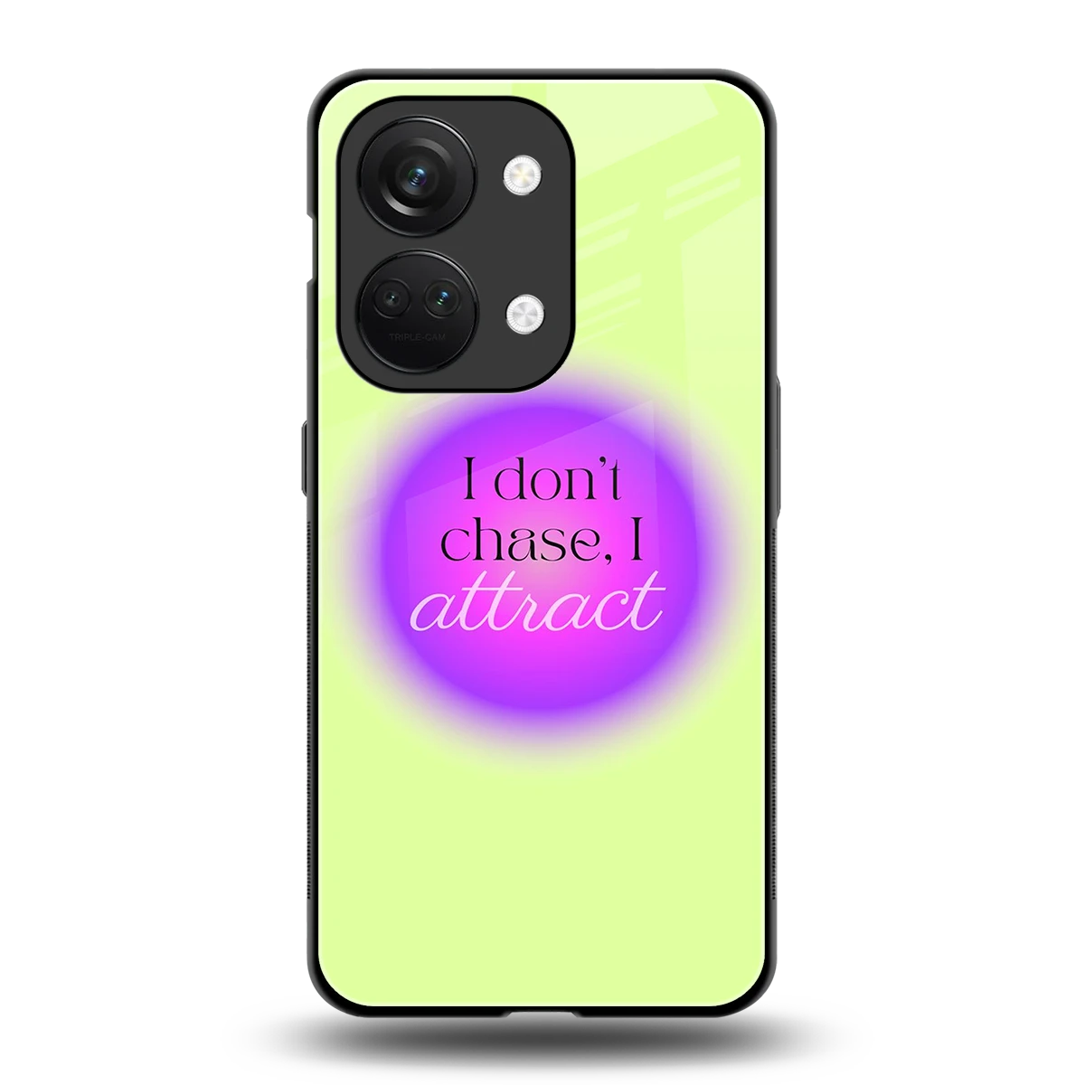Vibe Magnet back phone cover | glass case for oneplus nord 3