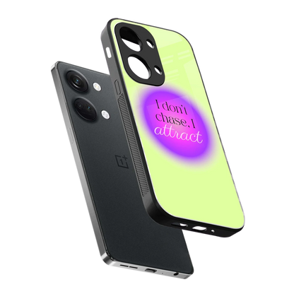 Vibe Magnet sleek oneplus nord 3 cover with tempered glass back and TPU edges