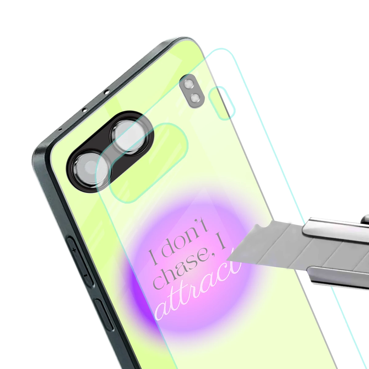 Vibe Magnet stylish phone case for oneplus nord 4 | glossy glass and slim fit