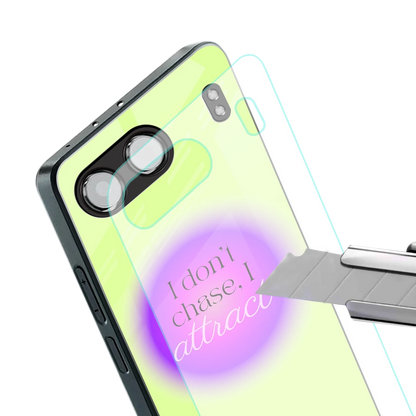 Vibe Magnet stylish phone case for oneplus nord 4 | glossy glass and slim fit