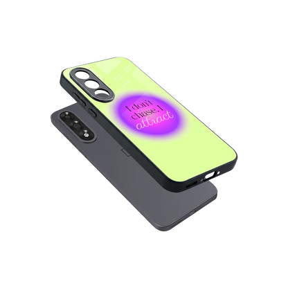 Vibe Magnet sleek oneplus nord 5 cover with tempered glass back and TPU edges