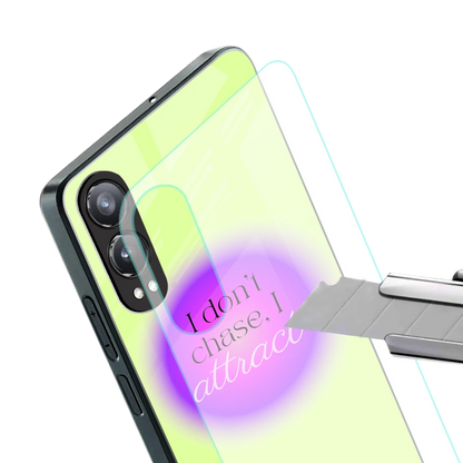 Vibe Magnet stylish phone case for oneplus nord ce 4 lite | glossy glass and slim fit