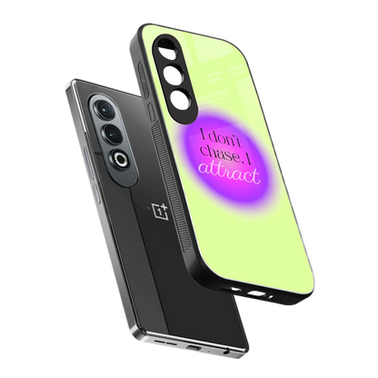 Vibe Magnet sleek oneplus nord ce 4 cover with tempered glass back and TPU edges