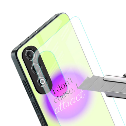 Vibe Magnet stylish phone case for oneplus nord ce 4 | glossy glass and slim fit