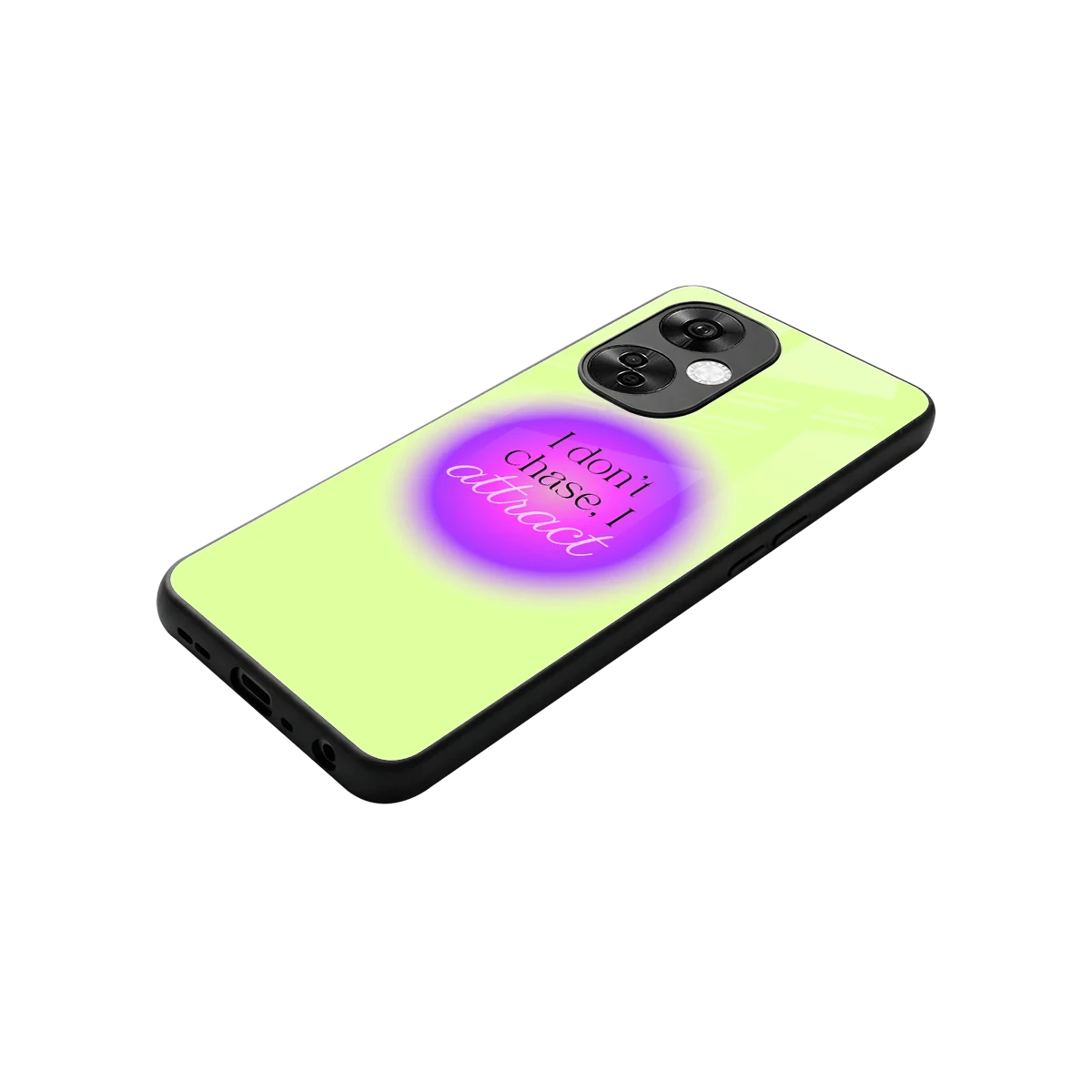 Vibe Magnet stylish phone case for oneplus nord ce 3 lite | glossy glass and slim fit