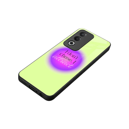 Vibe Magnet stylish phone case for oppo a3 pro | glossy glass and slim fit