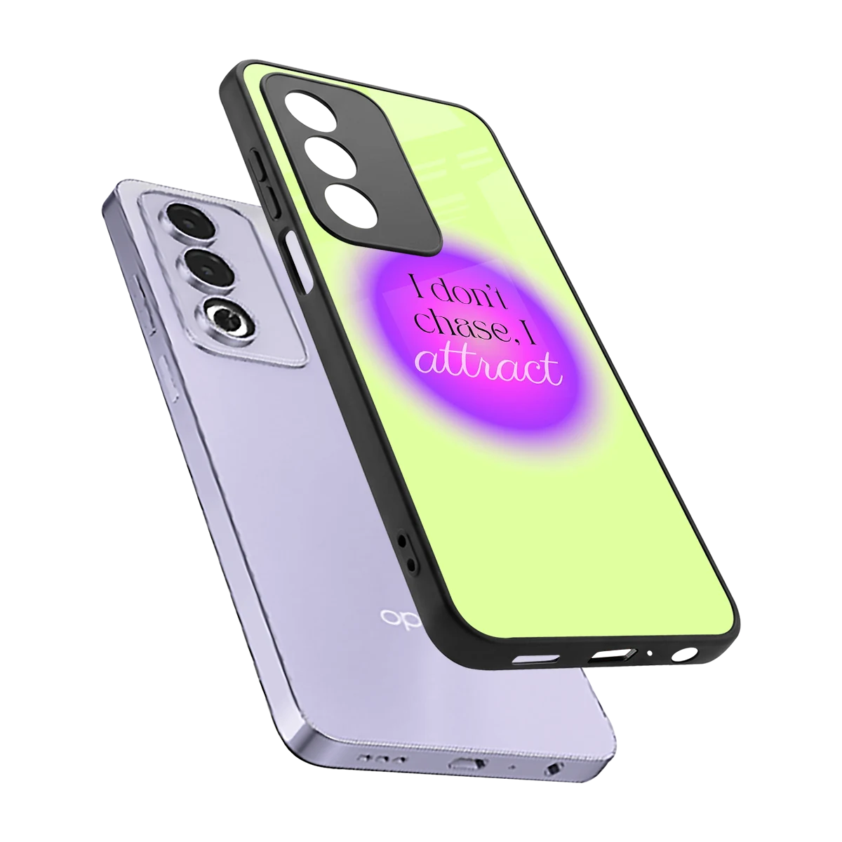 Vibe Magnet sleek oppo a3 pro cover with tempered glass back and TPU edges