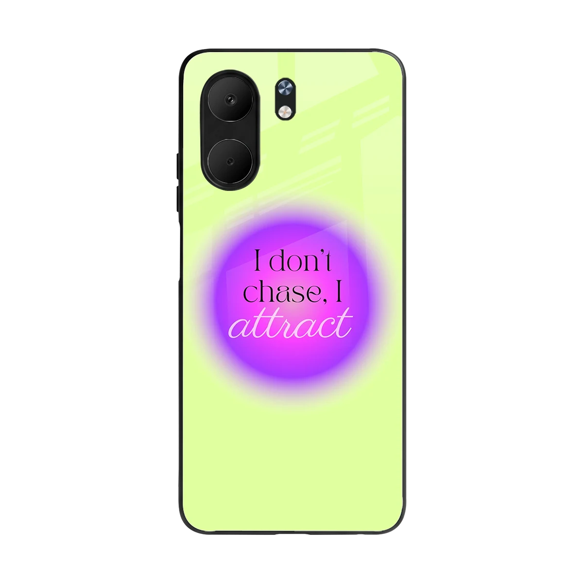 Vibe Magnet back phone cover | glass case for oppo a5x 5g