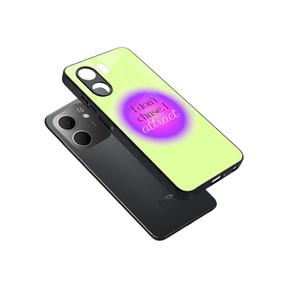 Vibe Magnet sleek oppo a5x 5g cover with tempered glass back and TPU edges