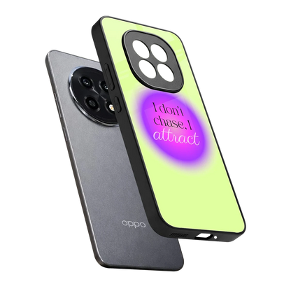 Vibe Magnet sleek oppo f29 pro 5g cover with tempered glass back and TPU edges