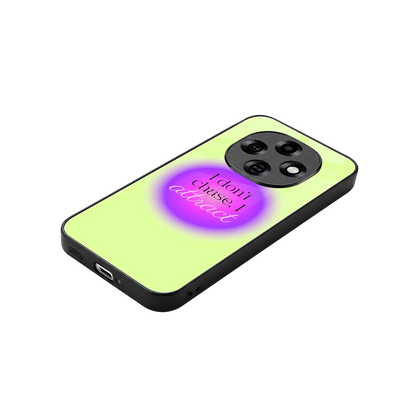 Vibe Magnet stylish phone case for oppo f31 pro 5g | glossy glass and slim fit