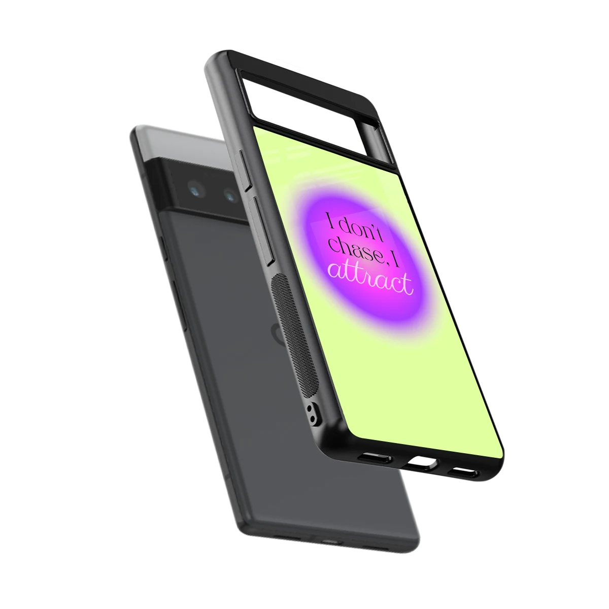 Vibe Magnet sleek google pixel 6 pro cover with tempered glass back and TPU edges