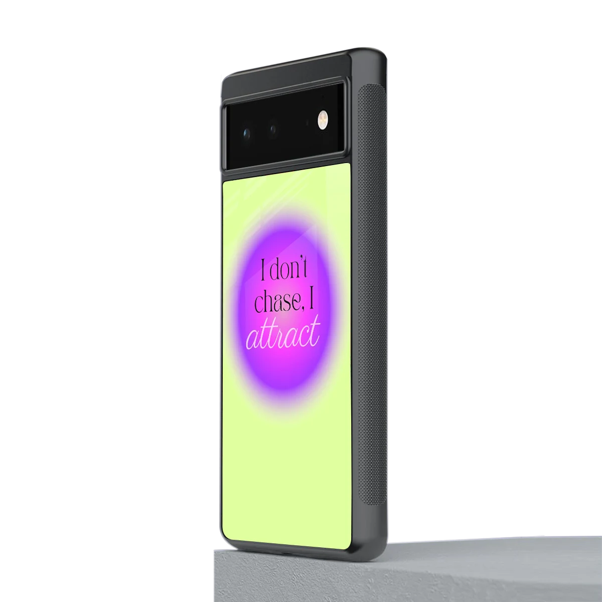Vibe Magnet stylish phone case for google pixel 6 | glossy glass and slim fit