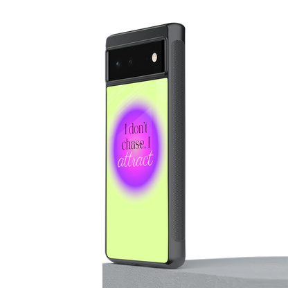 Vibe Magnet stylish phone case for google pixel 6 | glossy glass and slim fit