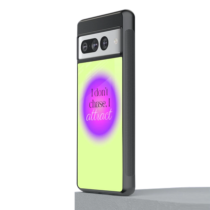 Vibe Magnet stylish phone case for google pixel 7 pro | glossy glass and slim fit