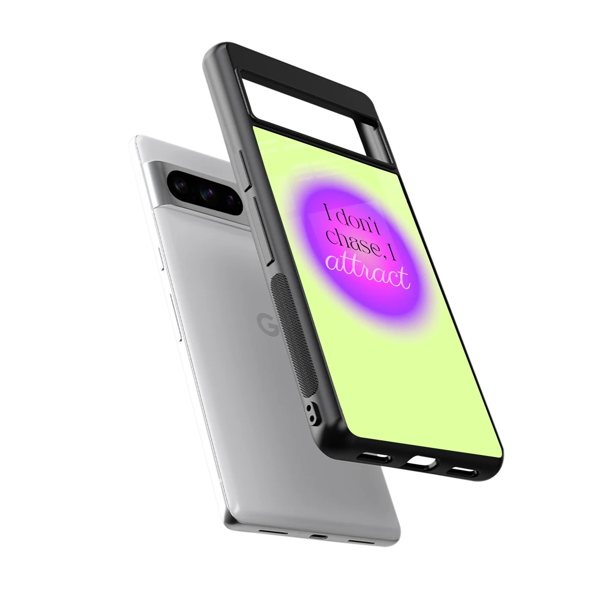 Vibe Magnet sleek google pixel 8 pro cover with tempered glass back and TPU edges