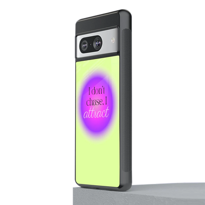 Vibe Magnet stylish phone case for google pixel 8 | glossy glass and slim fit