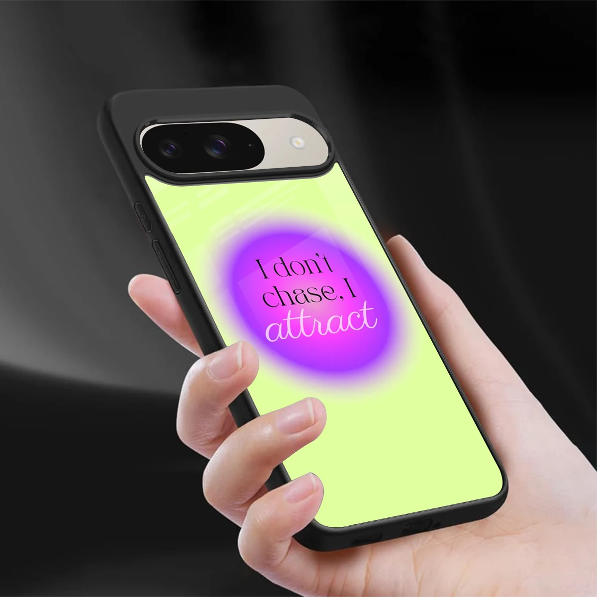Vibe Magnet sleek google pixel 9 cover with tempered glass back and TPU edges