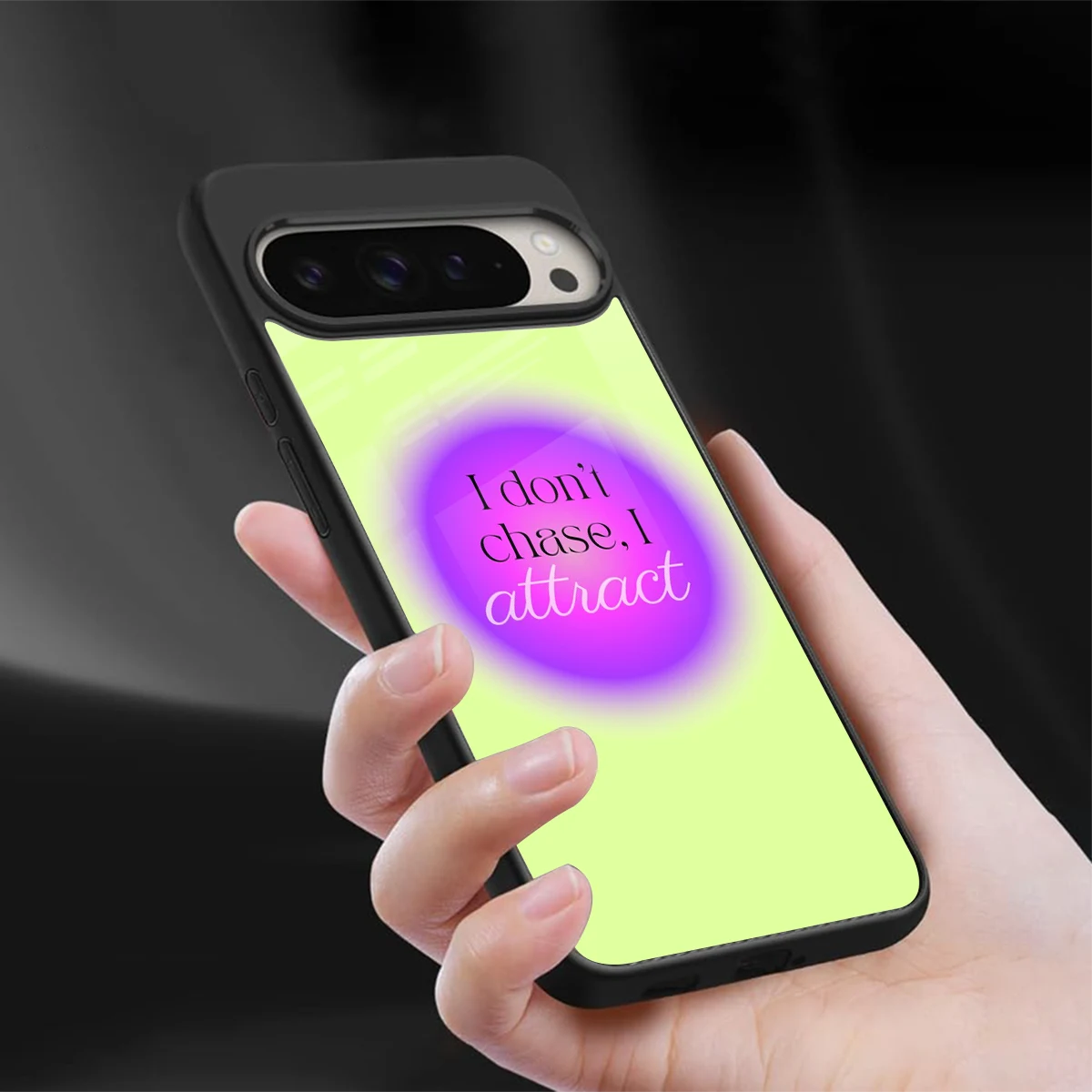 Vibe Magnet sleek google pixel 9 pro cover with tempered glass back and TPU edges