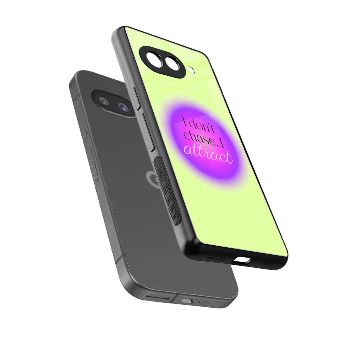 Vibe Magnet sleek google pixel 10a cover with tempered glass back and TPU edges
