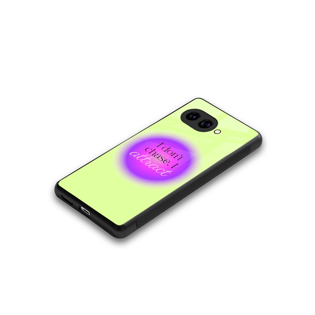 Vibe Magnet stylish phone case for google pixel 10a | glossy glass and slim fit