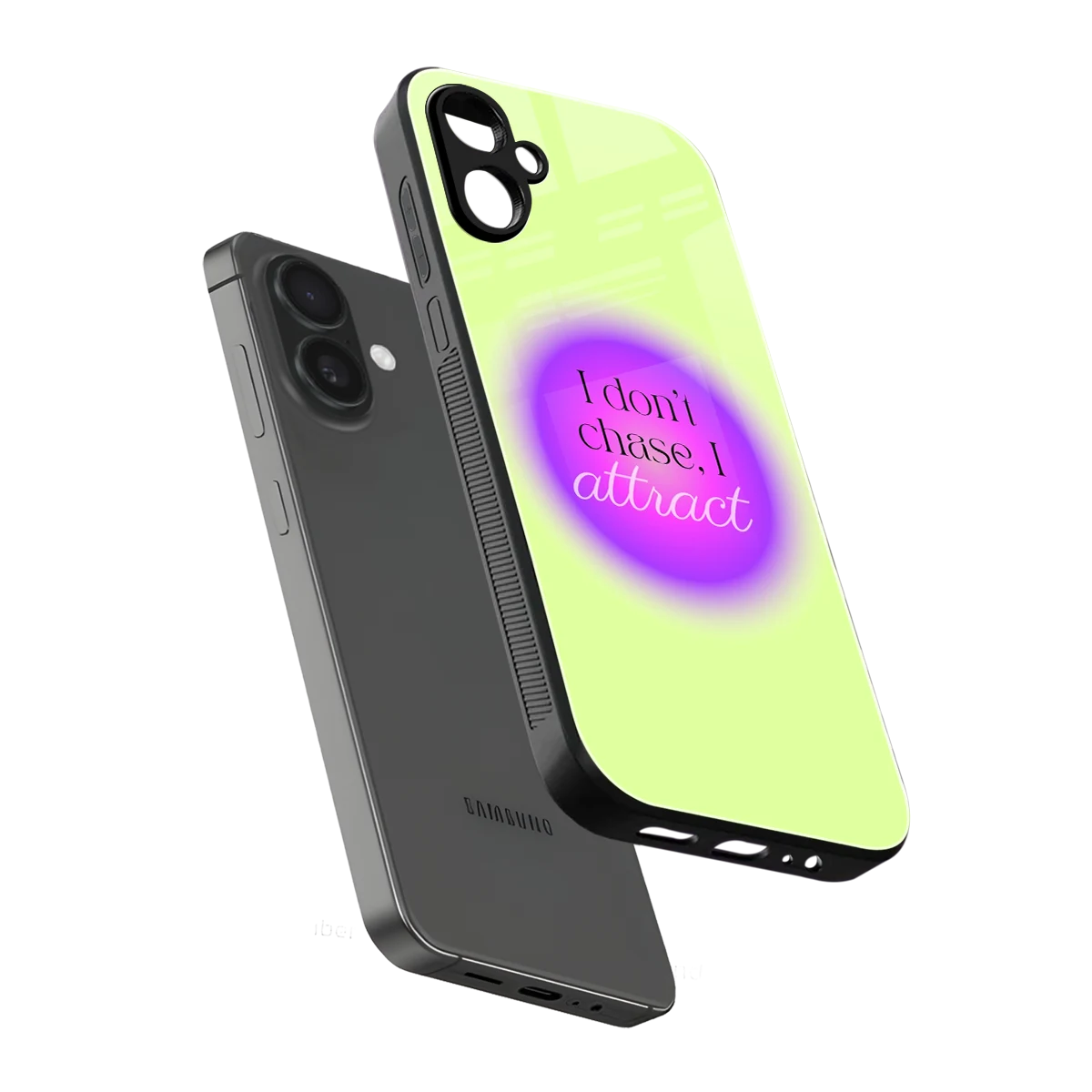 Vibe Magnet sleek samsung galaxy a06 5g cover with tempered glass back and TPU edges