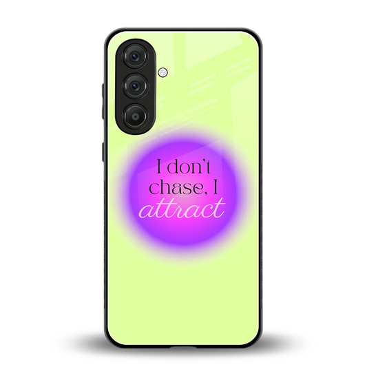 Vibe Magnet back phone cover | glass case for samsung galaxy m36 5g