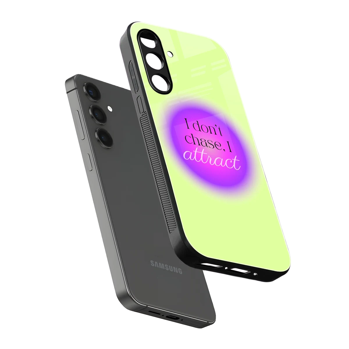 Vibe Magnet sleek samsung galaxy a14 5g cover with tempered glass back and TPU edges