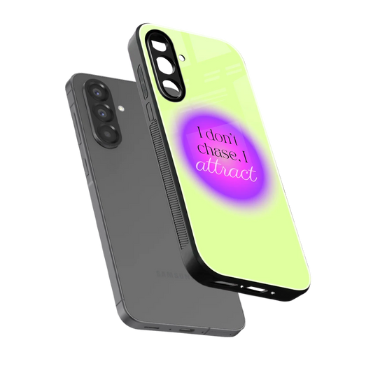 Vibe Magnet sleek samsung galaxy a36 5g cover with tempered glass back and TPU edges