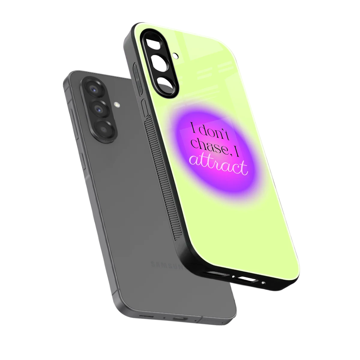 Vibe Magnet sleek samsung galaxy a37 5g cover with tempered glass back and TPU edges