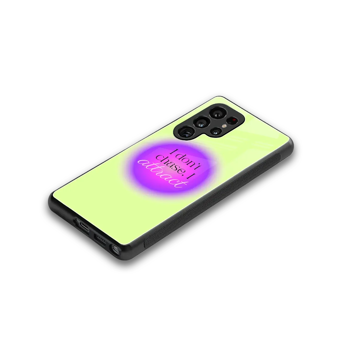 Vibe Magnet stylish phone case for samsung galaxy s25 ultra | glossy glass and slim fit