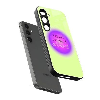 Vibe Magnet sleek samsung galaxy s25 cover with tempered glass back and TPU edges