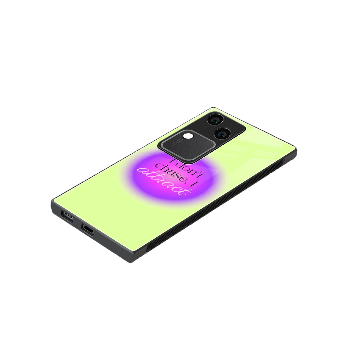 Vibe Magnet stylish phone case for vivo v30 | glossy glass and slim fit