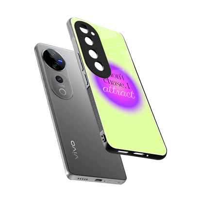 Vibe Magnet sleek vivo v40 pro cover with tempered glass back and TPU edges