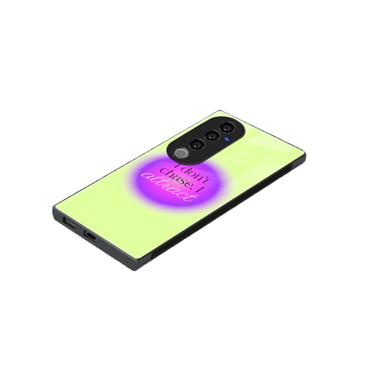 Vibe Magnet stylish phone case for vivo v40 pro | glossy glass and slim fit