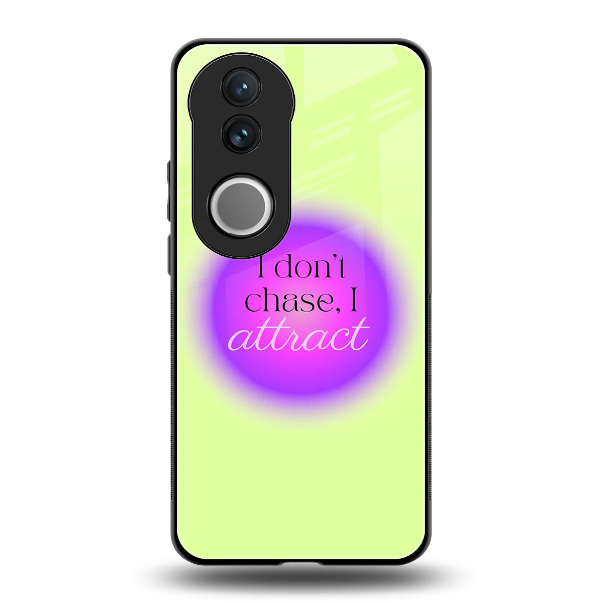 Vibe Magnet back phone cover | glass case for vivo v50