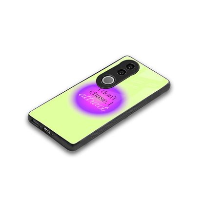 Vibe Magnet stylish phone case for vivo v50 | glossy glass and slim fit