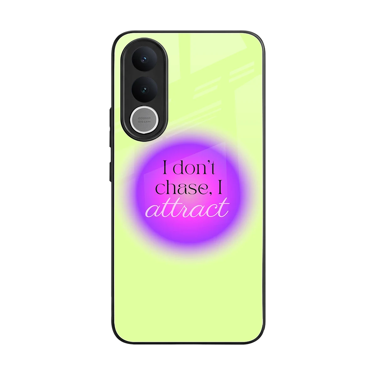 Vibe Magnet back phone cover | glass case for vivo v70 fe