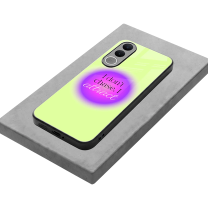 Vibe Magnet stylish phone case for vivo v70 fe | glossy glass and slim fit