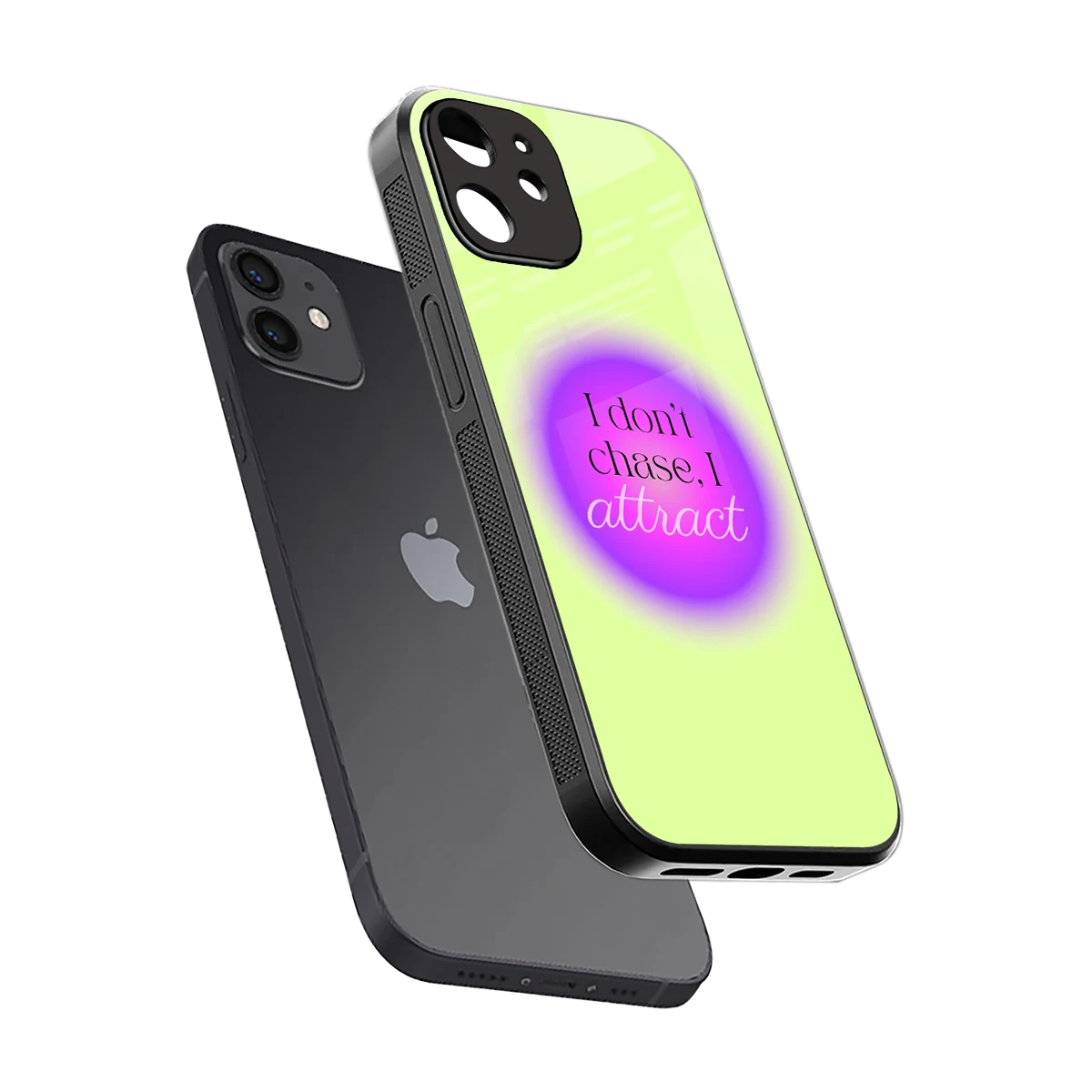 Vibe Magnet sleek iphone 11 cover with tempered glass back and TPU edges