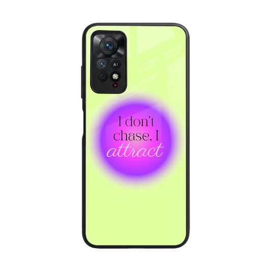 Vibe Magnet back phone cover | glass case for redmi note 11 pro