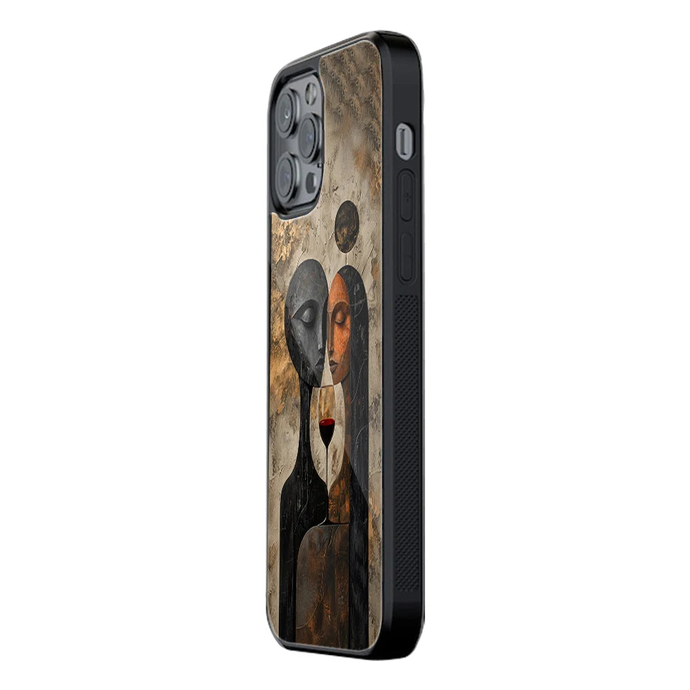 Trendy Glass Back Mobile Case for iPhone, Samsung, Redmi, OnePlus, Google Pixel, Motorola