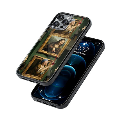 Protective Glass Back Phone Case Compatible with iPhone, Samsung, OnePlus, Pixel & More