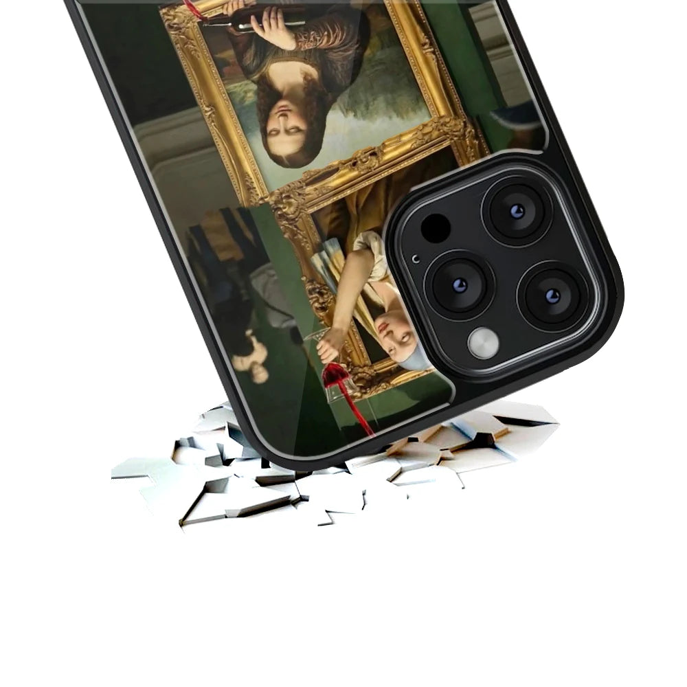 Durable Glass Back Mobile Case for iPhone, Samsung, OnePlus, Google Pixel, Redmi, Vivo, Oppo