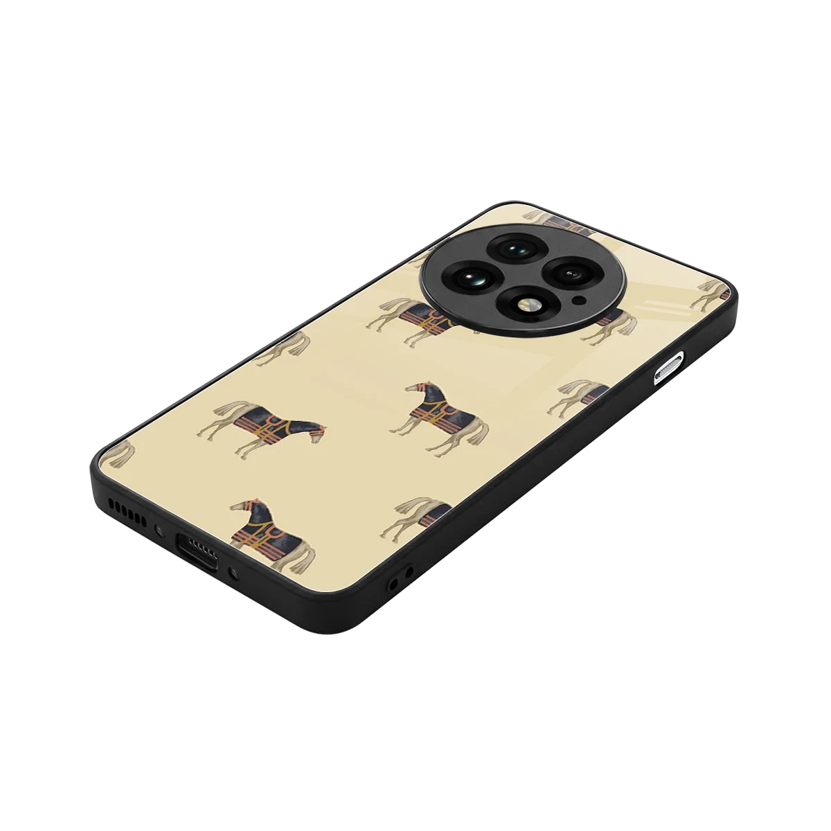 Vintage Rider stylish phone case for oneplus 13 | glossy glass and slim fit