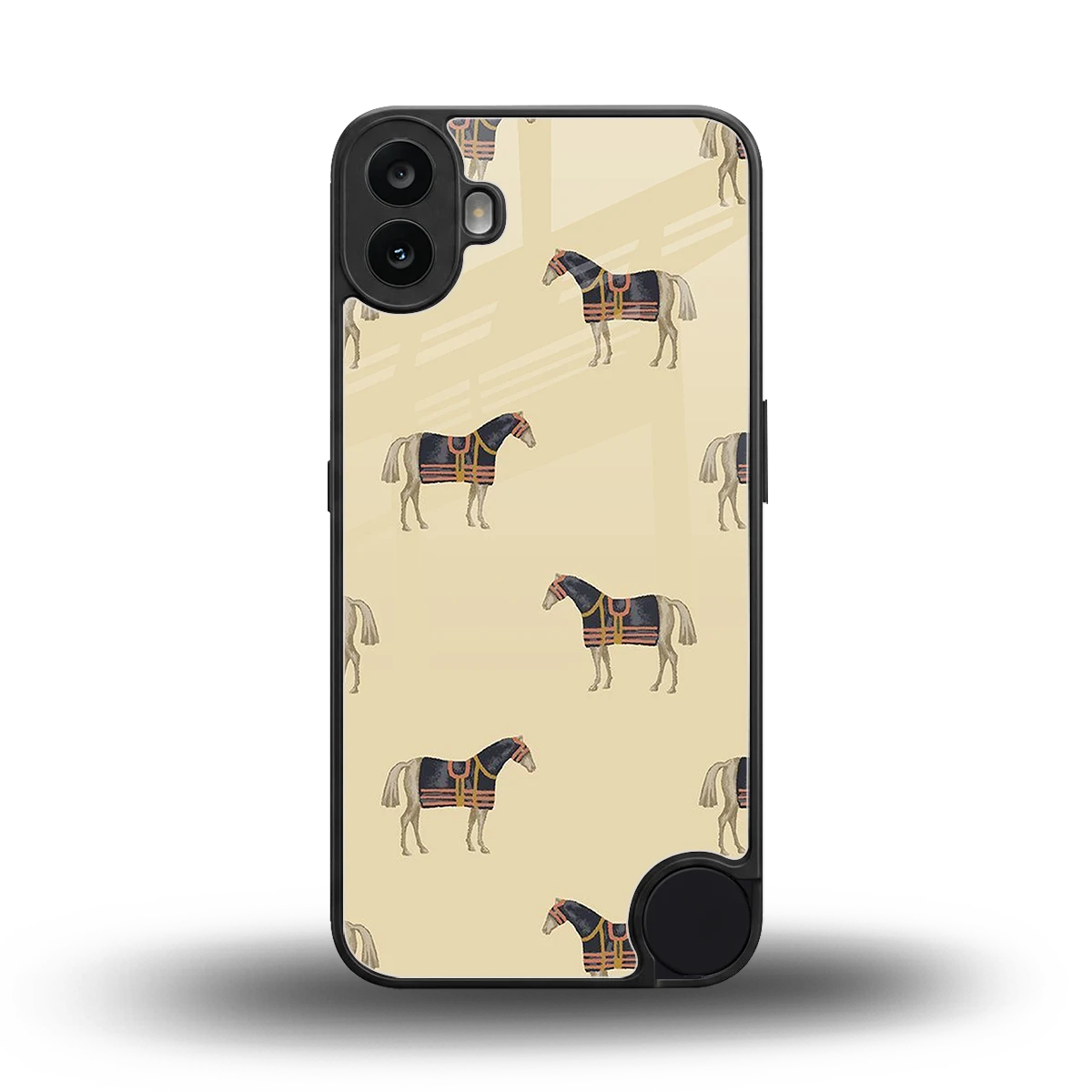 Vintage Rider back phone cover | glass case for cmf nothing phone 1