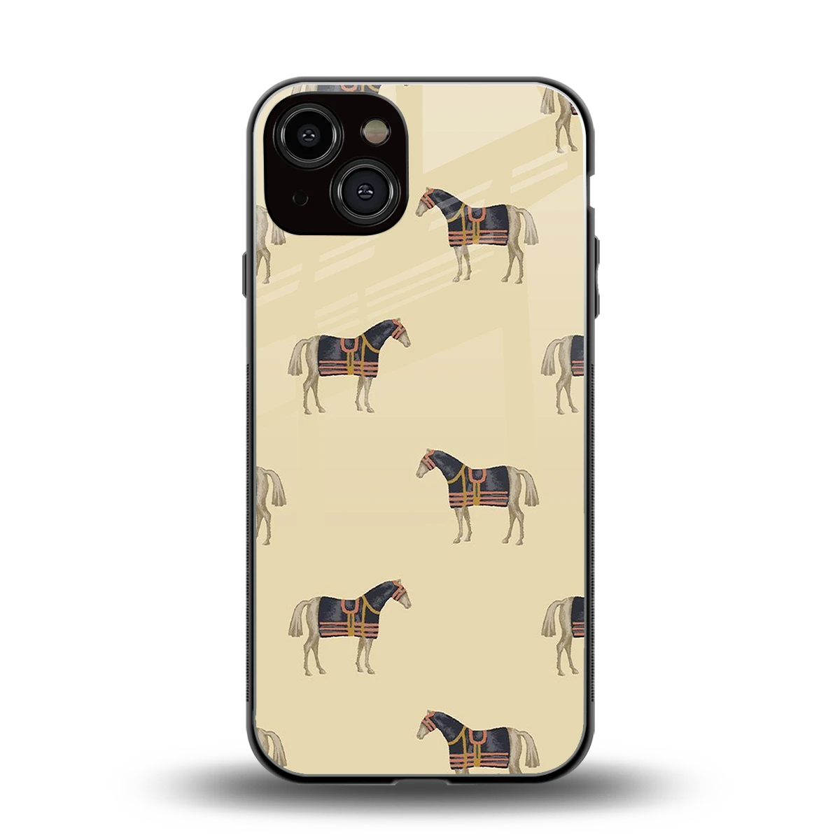 Vintage Rider back phone cover | glass case for iphone 14