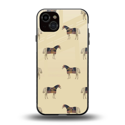 Vintage Rider back phone cover | glass case for iphone 14 plus